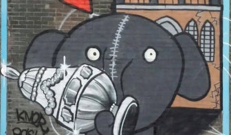 Rotterdammers slaan terug met graffiti: KNVB-beker gestolen