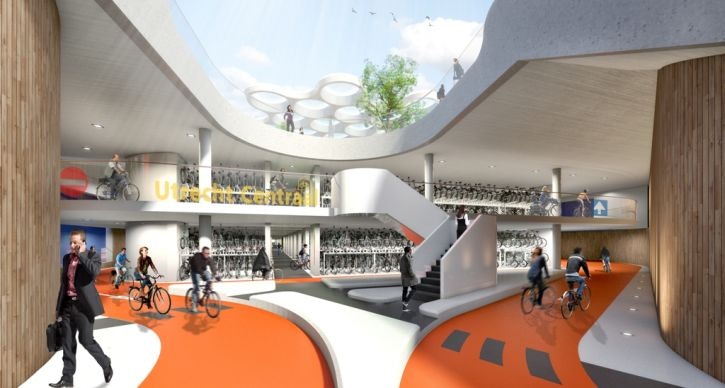 Bouw van grootste fietsenstalling ter wereld start vandaag in Utrecht