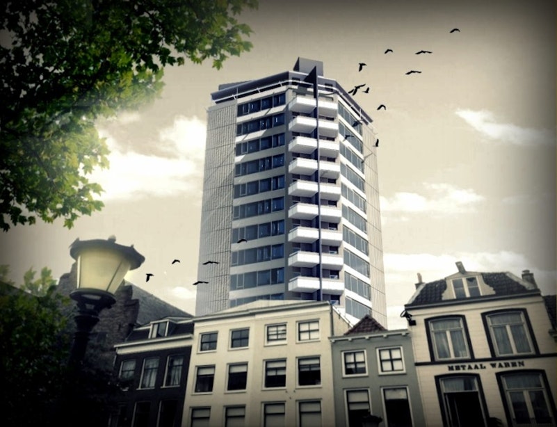 Actie voor een rooftopbar op de Neudeflat: “Utrecht kan wel wat grootstedelijke allure gebruiken”