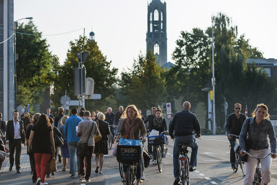 Wereldprimeur voor fietsers in Utrecht