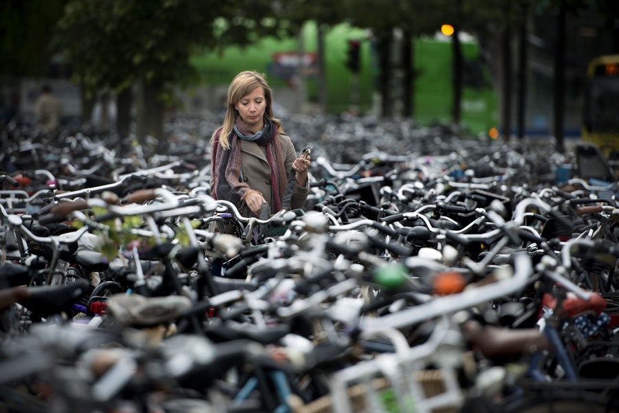Kevin Mayne van Europese fietsersbond over Utrecht: “Een oceaan van fietsen”