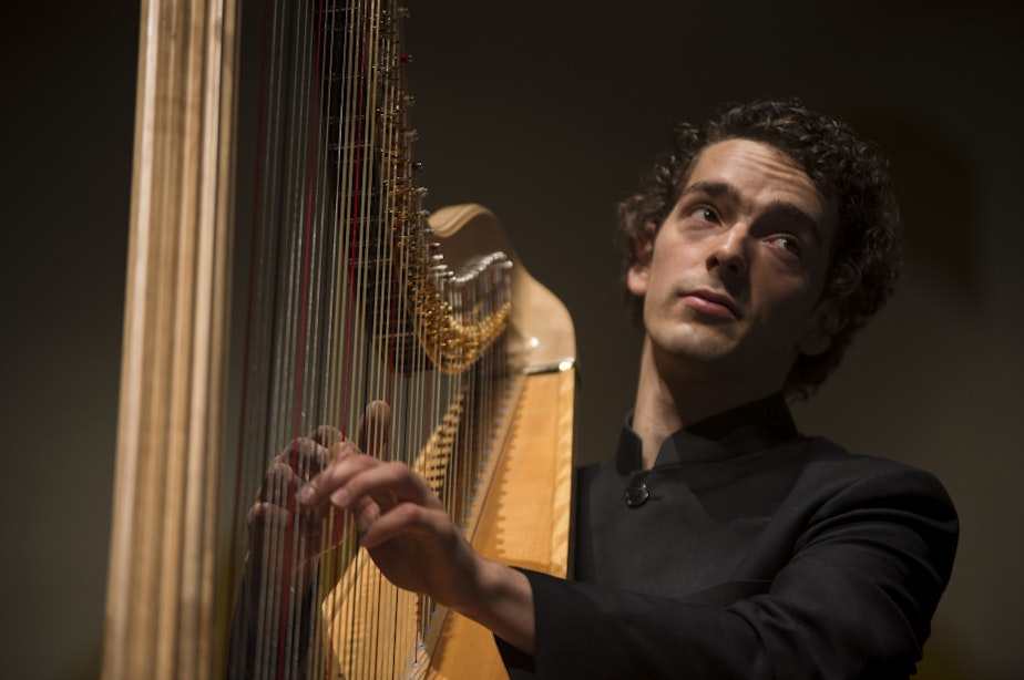 Het weekend van harpist Remy van Kesteren: ”Weekend is voor mij een raar begrip”