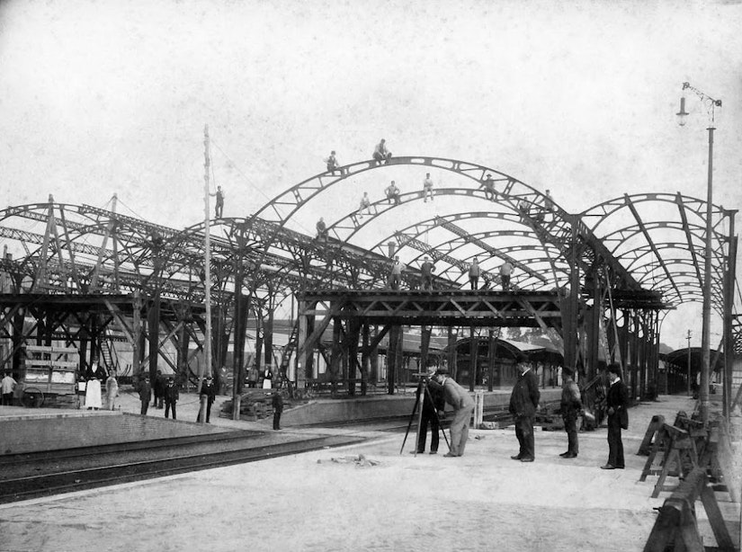 Perronkappen Utrecht Centraal uit 1894 volgend jaar in Leidsche Rijn: met historische foto’s