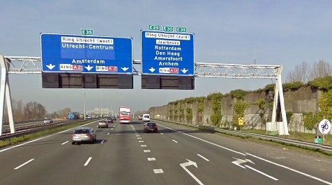 Maximum snelheid naar 130 km/u op A2 tussen Utrecht en Amsterdam