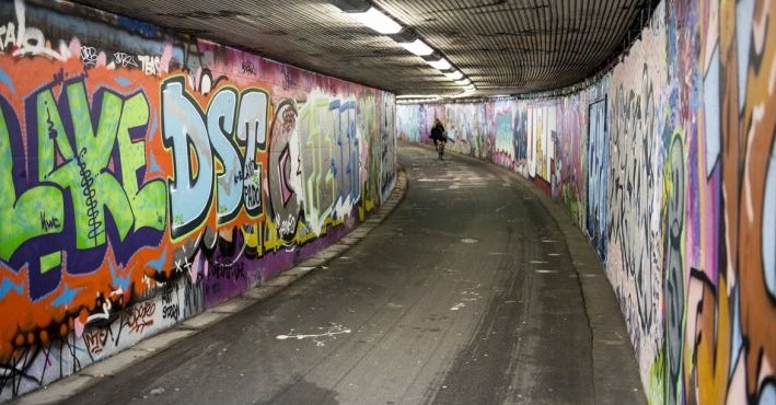 Fietstunnel Westplein ‘graffititunnel’ 5 januari definitief dicht