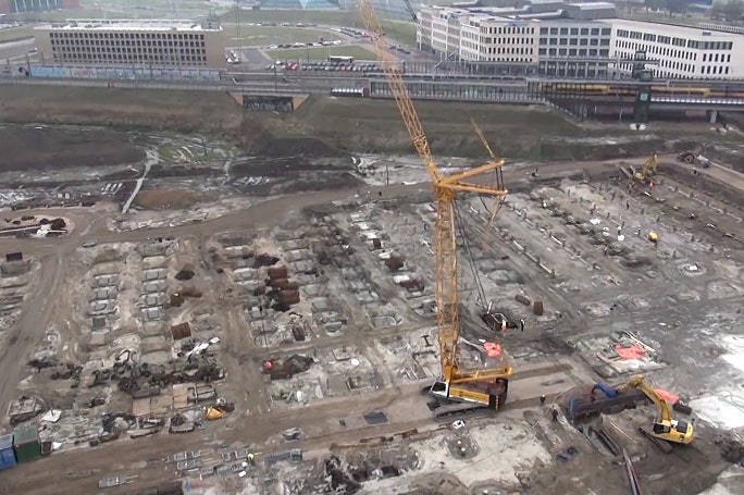 Dronefilmpje Leidsche Rijn Centrum laat zien dat er nog veel moet gebeuren