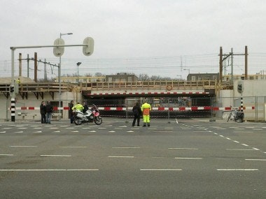 Herstelwerkzaamheden onderdoorgang spoorviaduct Bleekstraat