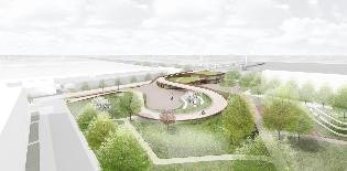 Architect fietsbrug Amsterdam Rijnkanaal en Montessorischool gekozen