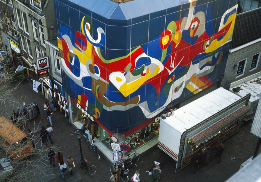 Dixonspand: Utrechts grootste gevelkunstwerk dreigt te verdwijnen