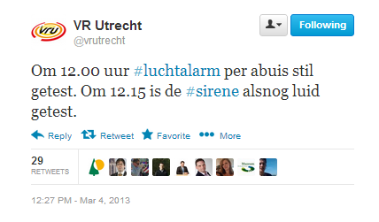 luchtalarm vru twitter