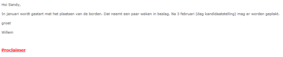 mailverkiezingsposters