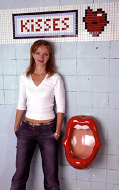 Meike van Schijndel, wereldwijd bekend met een urinoir
