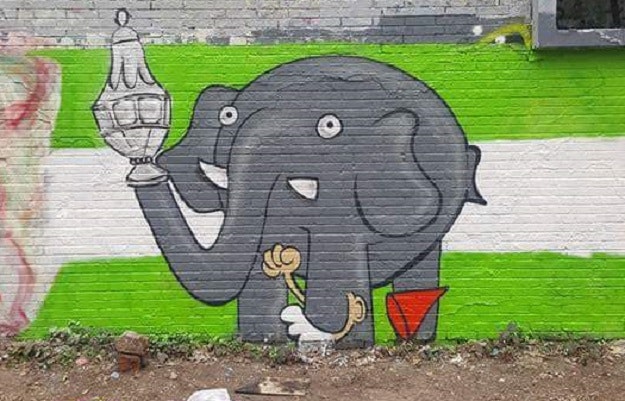 Graffiti-oorlog: Ollie en mol maken de 3-3 en de 3-4