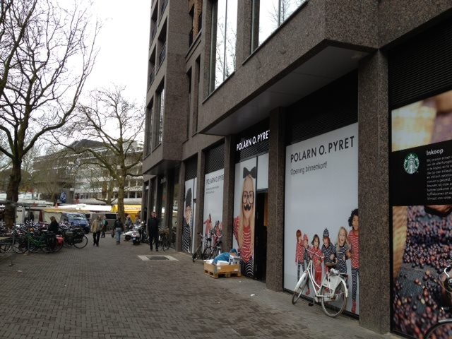 Kinderkledingwinkel Polarn O. Pyret aan Vredenburg gaat sluiten