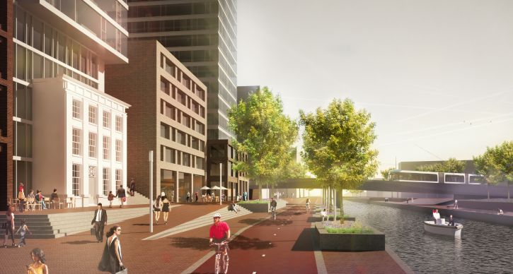 Toekomstbeeld Van Sijpesteijnkade. Bron CU2030