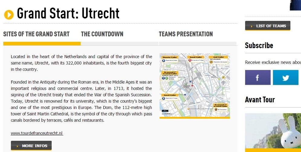 Organisatie Tour de France: Grand Départ vindt weer plaats in Utrecht