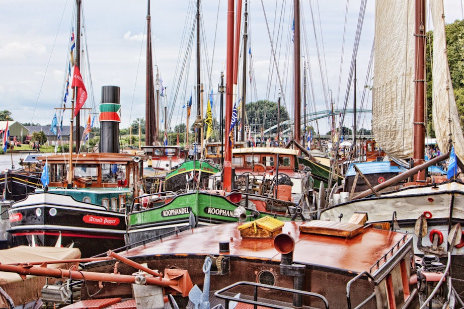 180 oude binnenvaartschepen bij VreeswijkVolVaart