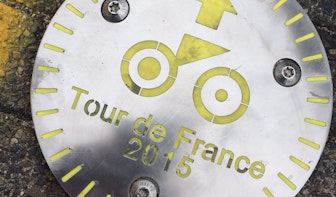 Tijdrit Tour de France jaar na dato vastgepind op wegdek