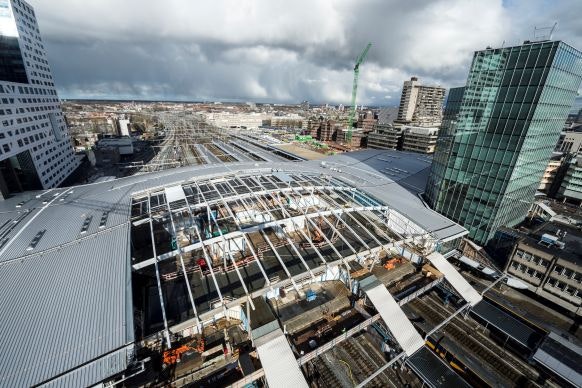 Filmpje: Het dak op Utrecht Centraal is klaar