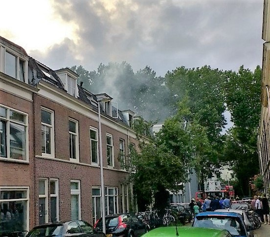 Brandje aan Wolter Heukelslaan in Oudwijk
