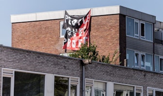 Krakers Kanaleneiland bezetten nieuwe panden aan Monnetlaan