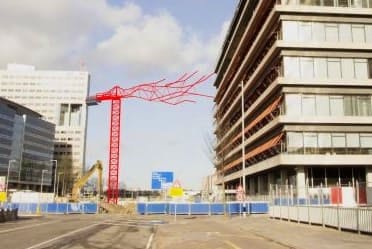 Korting erosie gangpad Kunstzinnige hijskraan in Stationsgebied | De Utrechtse Internet Courant