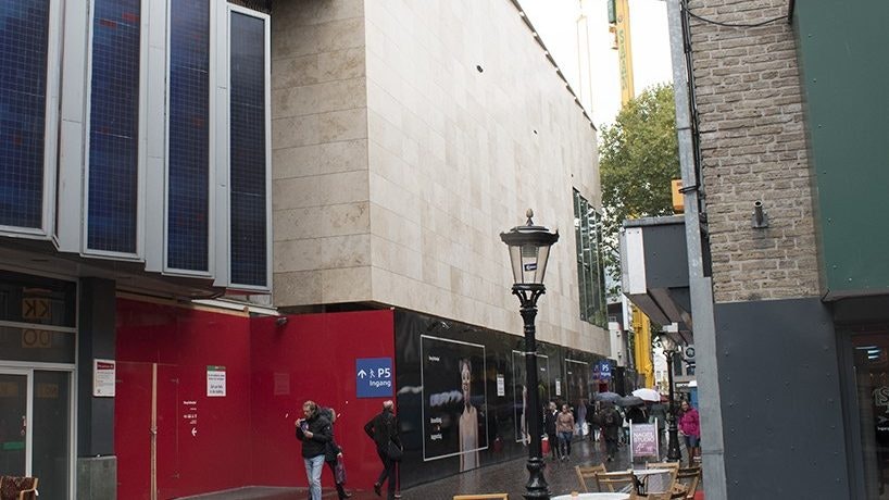 Archiefbeeld DUIC van de gevel van eind oktober.