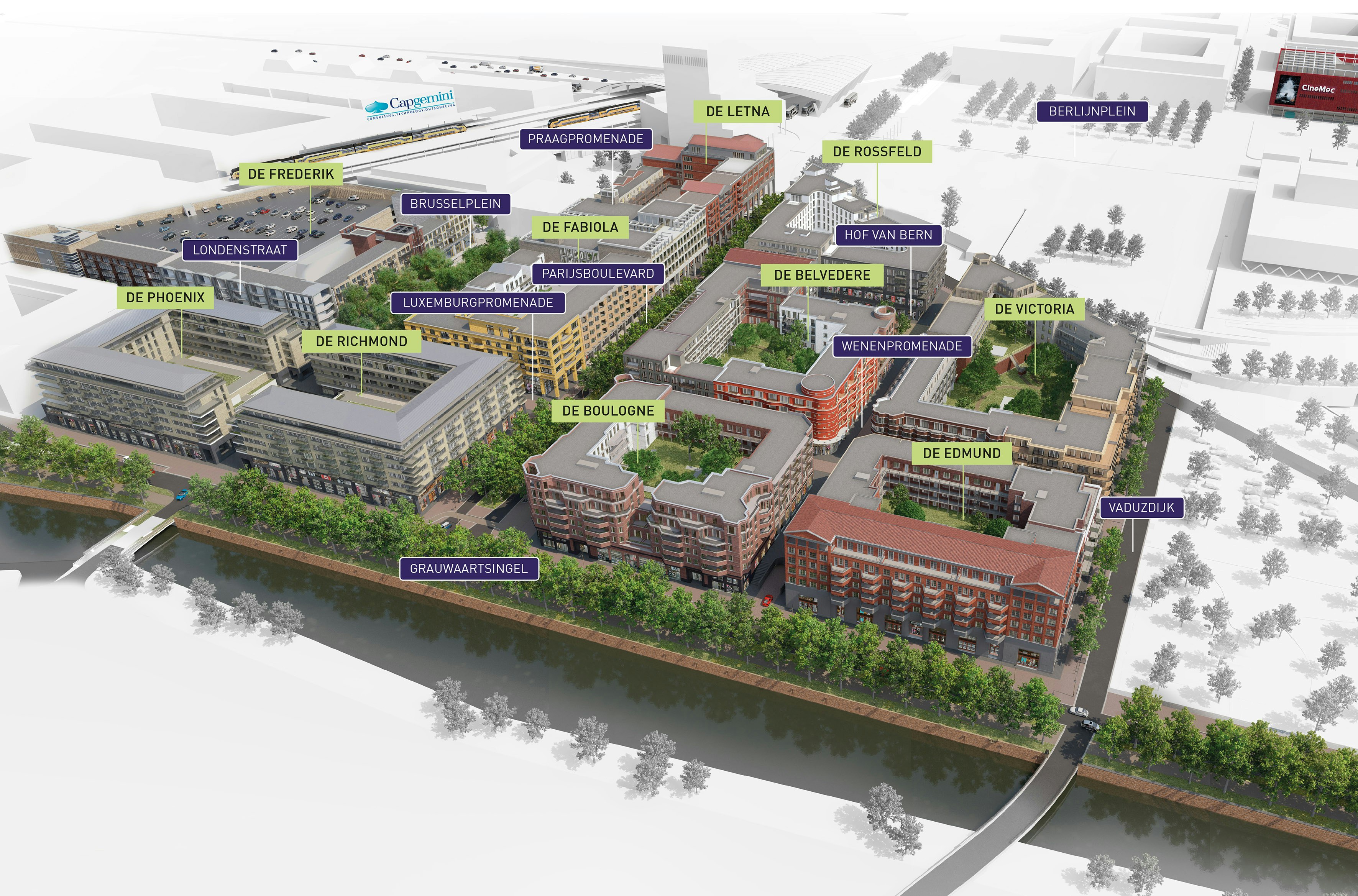 Toekomstbeeld voor Leidsche Rijn Centrum