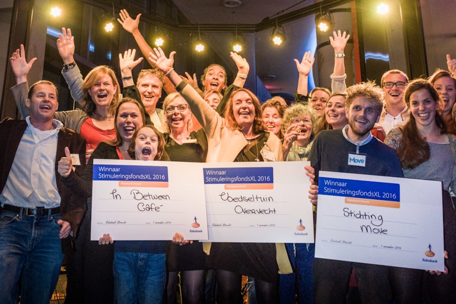 Drie Utrechtse buurtinitiatieven winnen groot geldbedrag bij finale StimuleringsfondsXL