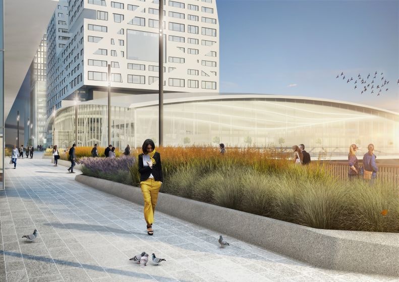 Impressie van de Knoopstalling. Beeld: CU2030