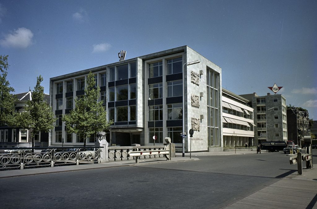 Nieuw SHV-kantoor aan de Rijnkade, ca. 1960 (Het Utrechts Archief)