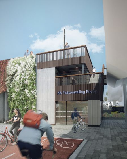 Impressie van de Knoopstalling. Beeld: CU2030