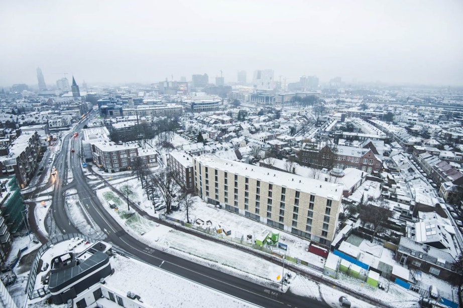 Sneeuw in Utrecht; KNMI geeft code geel af