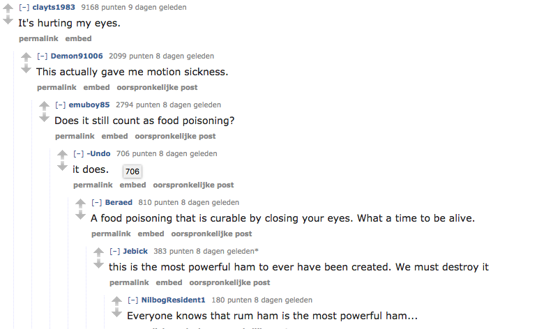 Enkele reacties op Reddit