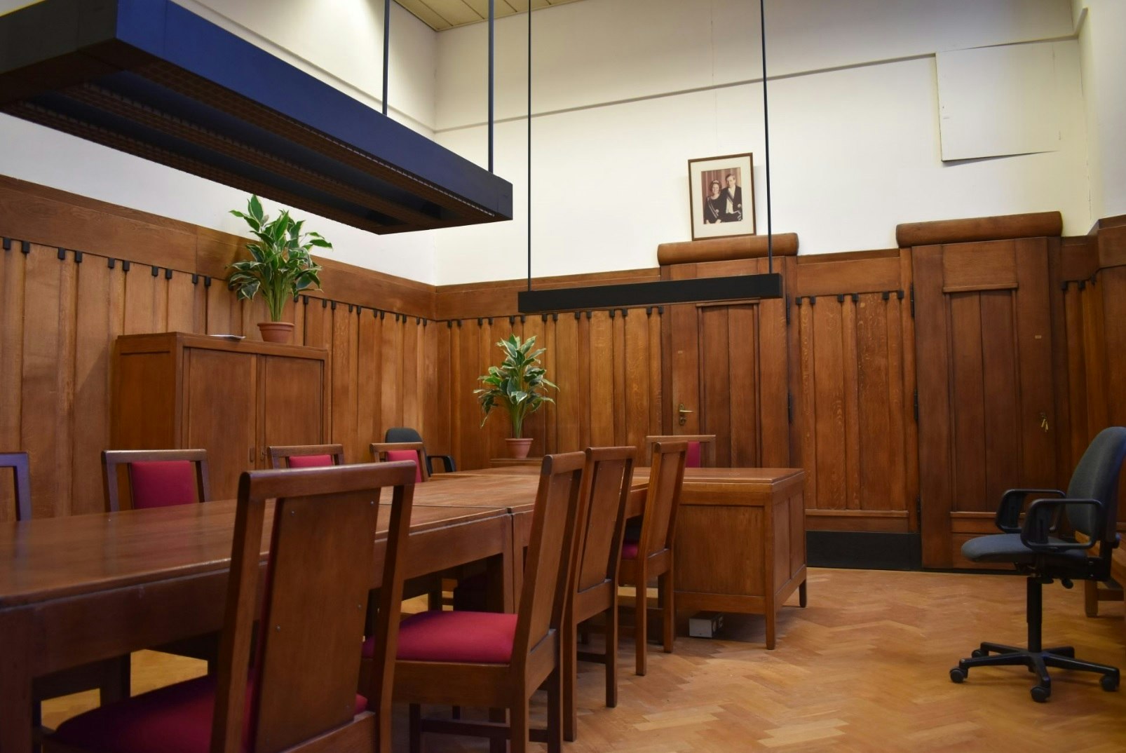 De directiekamer van het voormalig postkantoor aan de Neude. Foto: DUIC