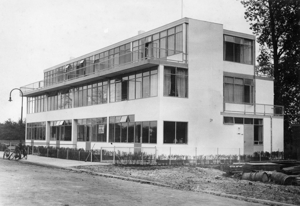 Woningen Erasmuslaan in 1931 (W.F. de Wildt/Het Utrechts Archief)