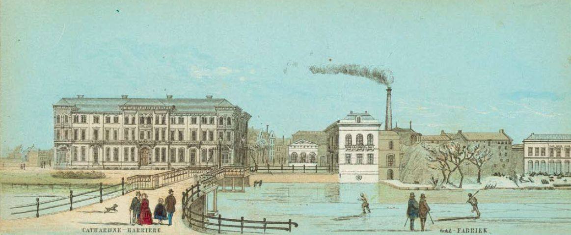 Deel van het Panorama van Utrecht in 1859. Beeld: Het Utrechts Archief