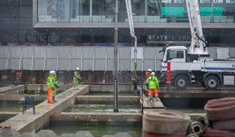 Foto’s: Acht miljoen liter beton storten onder het Jaarbeursplein