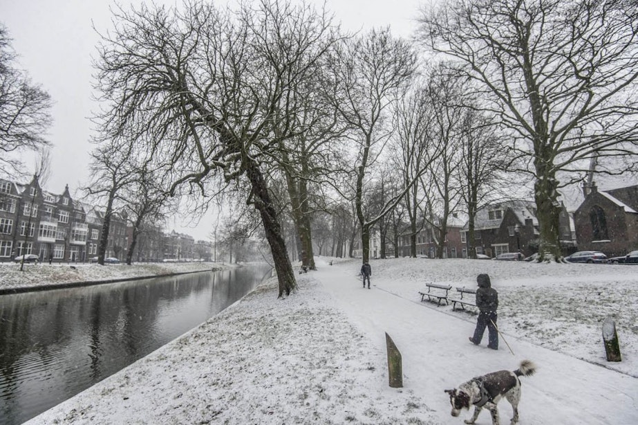 Foto’s: Het sneeuwt in Utrecht