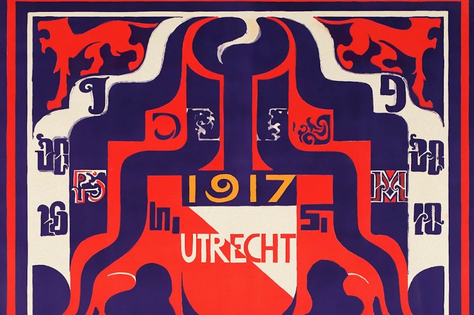 Utrechtse affiches: Het eerste affiche voor de Jaarbeurs, 1917