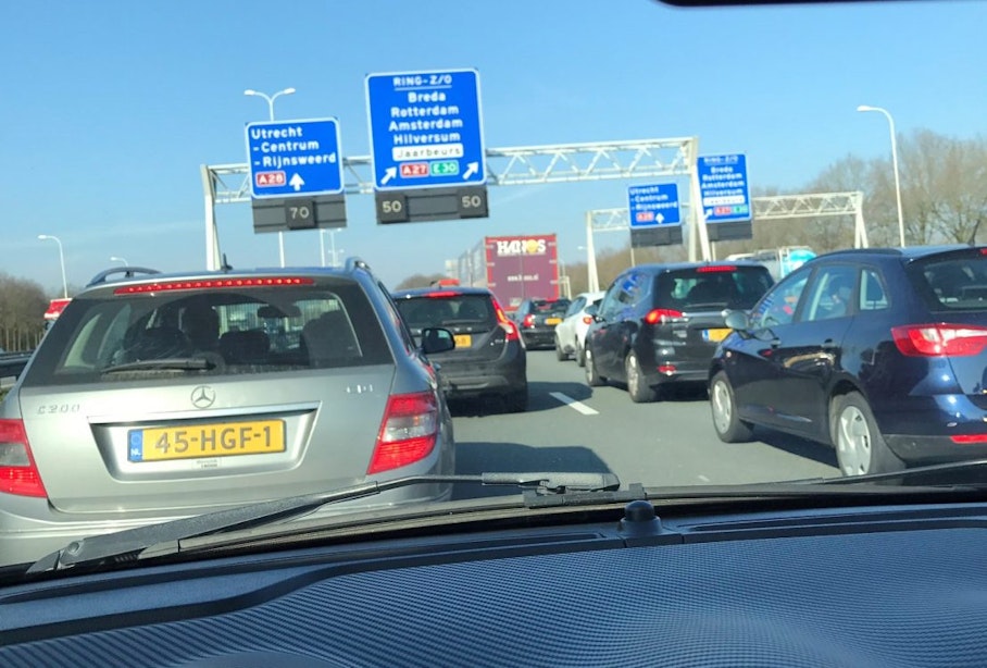 Dit weekend verkeershinder rond Utrecht; A28 in beide richtingen afgesloten