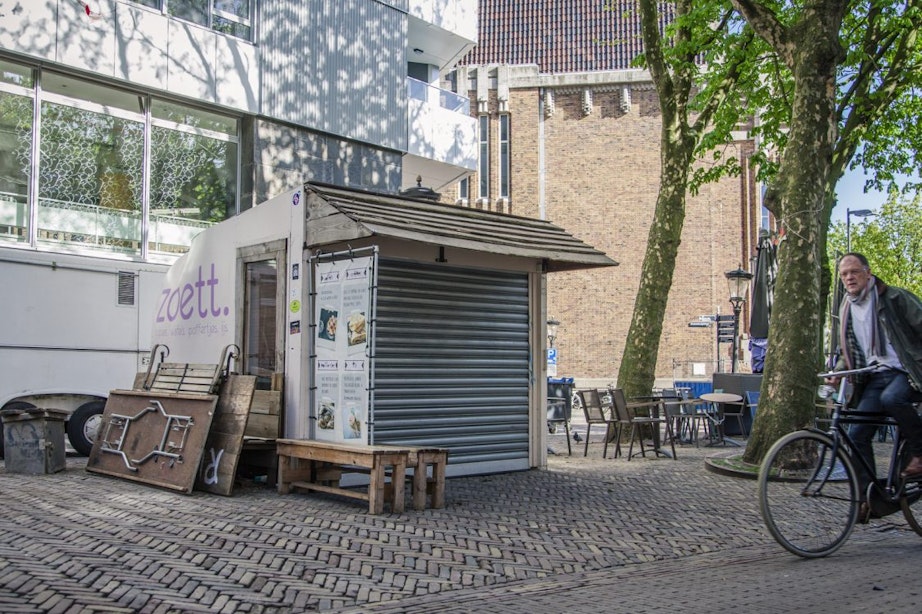 Na 25 jaar verdwijnt de kiosk op de Vinkenburgstraat