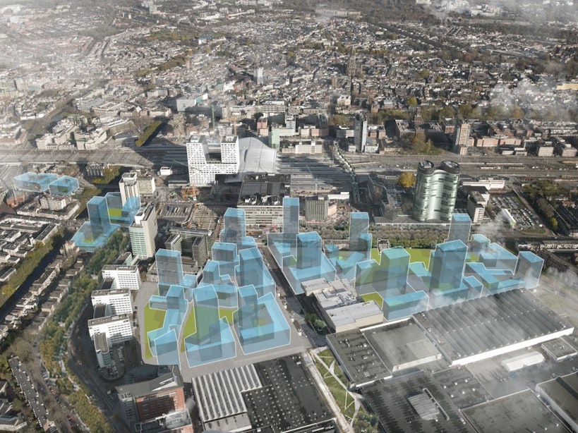 Utrecht kiest voor veel hoogbouw en groen in nieuw centrum