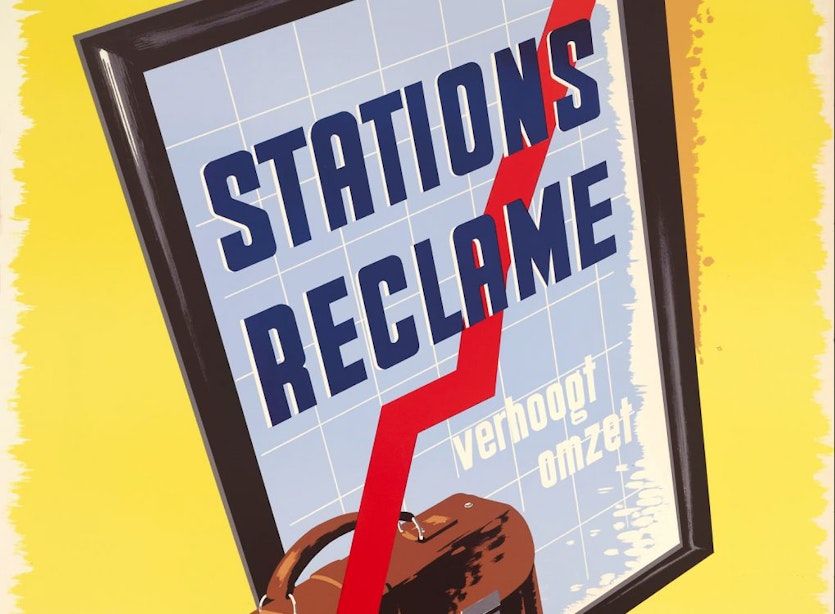 Utrechtse affiches: Reclame voor stationsreclame