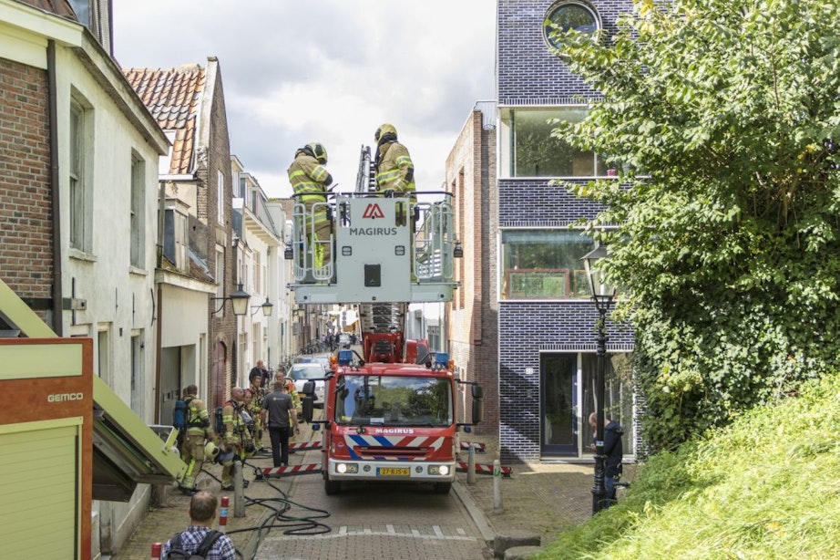 Uitslaande brand in centrum van Utrecht