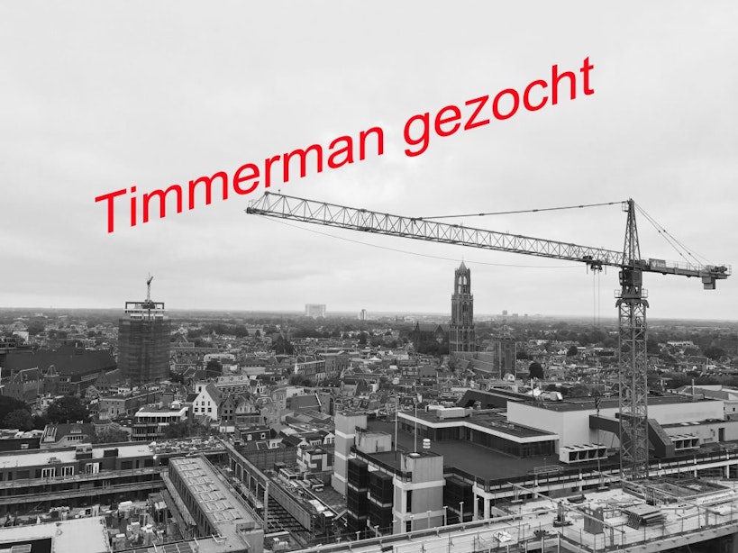 VACATURE: Timmerman bij leukste aannemer van Utrecht