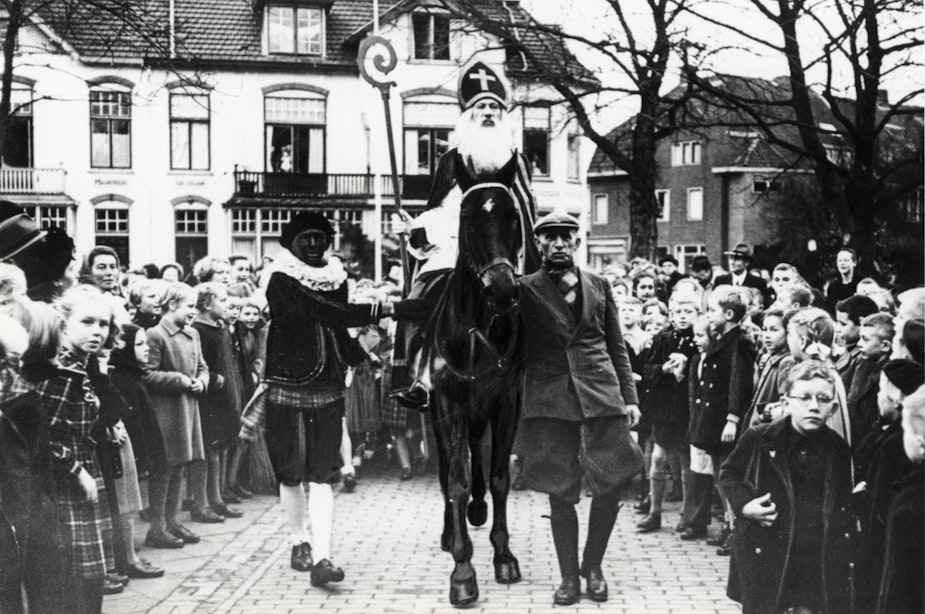 Historische foto’s van Sinterklaas in Utrecht