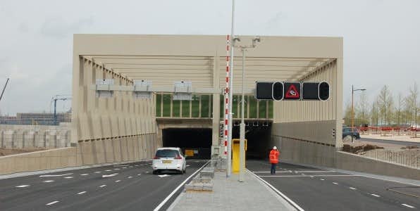 Stadsbaantunnel in Utrecht na bijna acht weken weer open voor verkeer