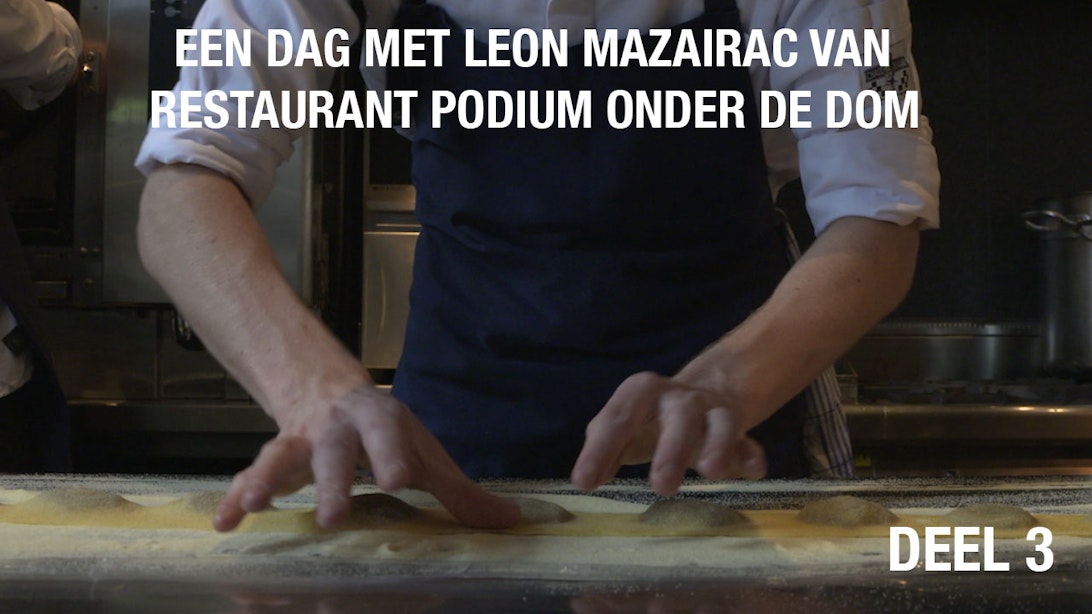 Aflevering 3: Tom Staal volgt chefkok Leon Mazairac van restaurant Podium onder de Dom