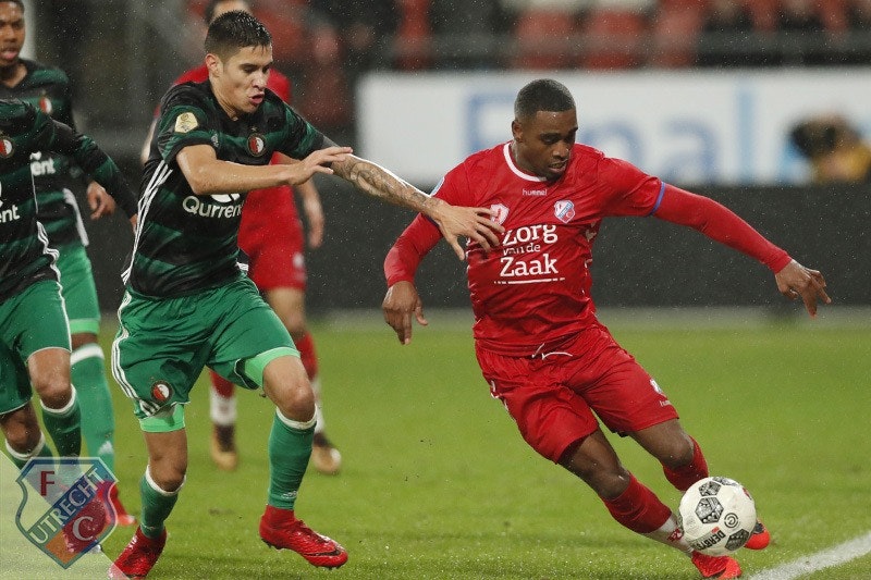 Strijdlustig FC Utrecht krijgt met gelijkspel tegen Feyenoord te weinig